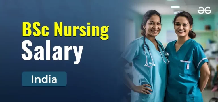 bsc nursing Salary in India per Month