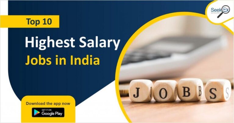 Top Jobs with the Highest Monthly Salary in India