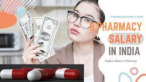 b pharmacy salary in india per month