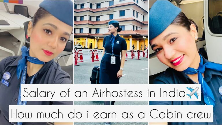 Air hostess Salary per Month in India